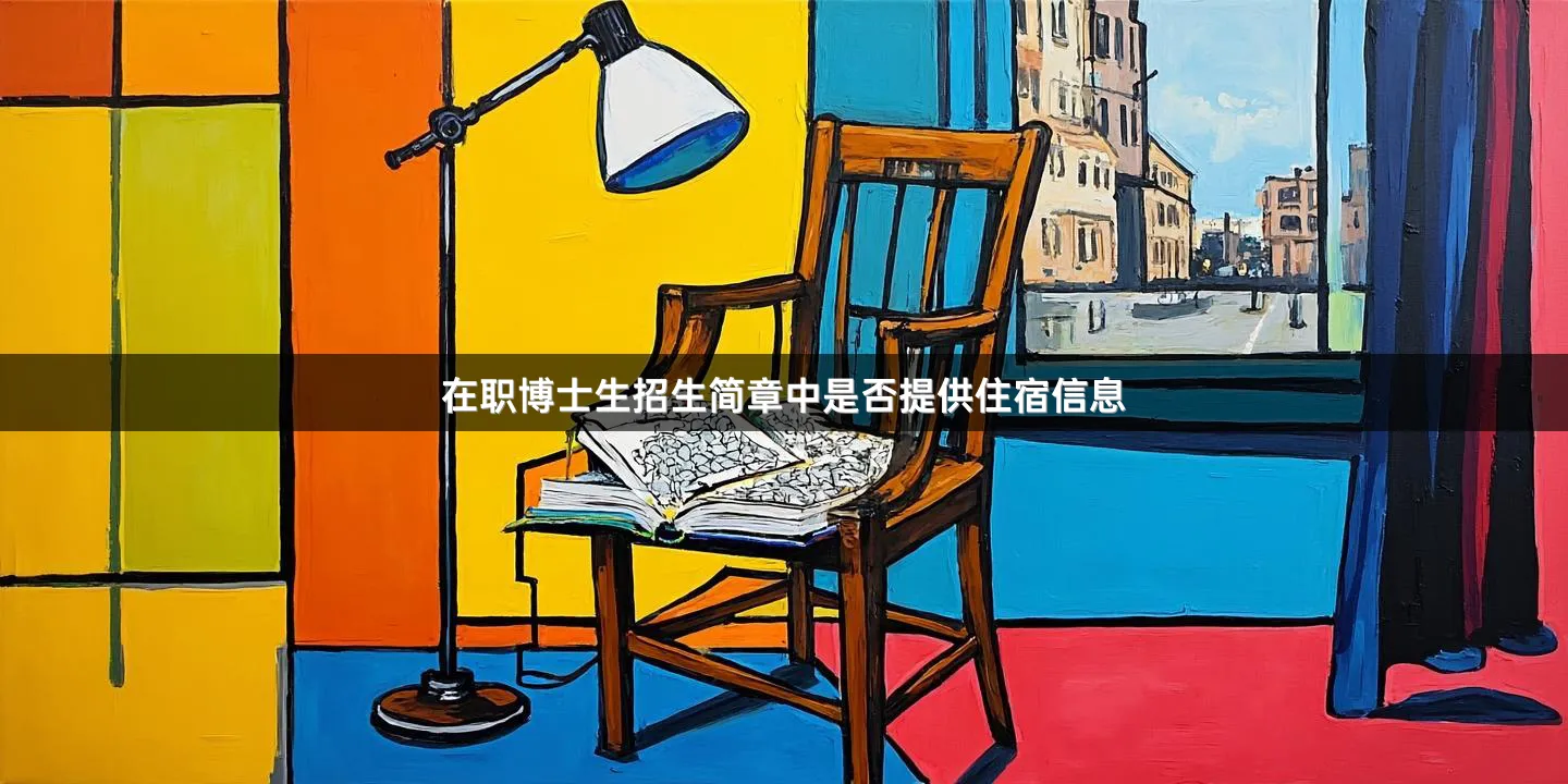 在职博士生招生简章中是否提供住宿信息