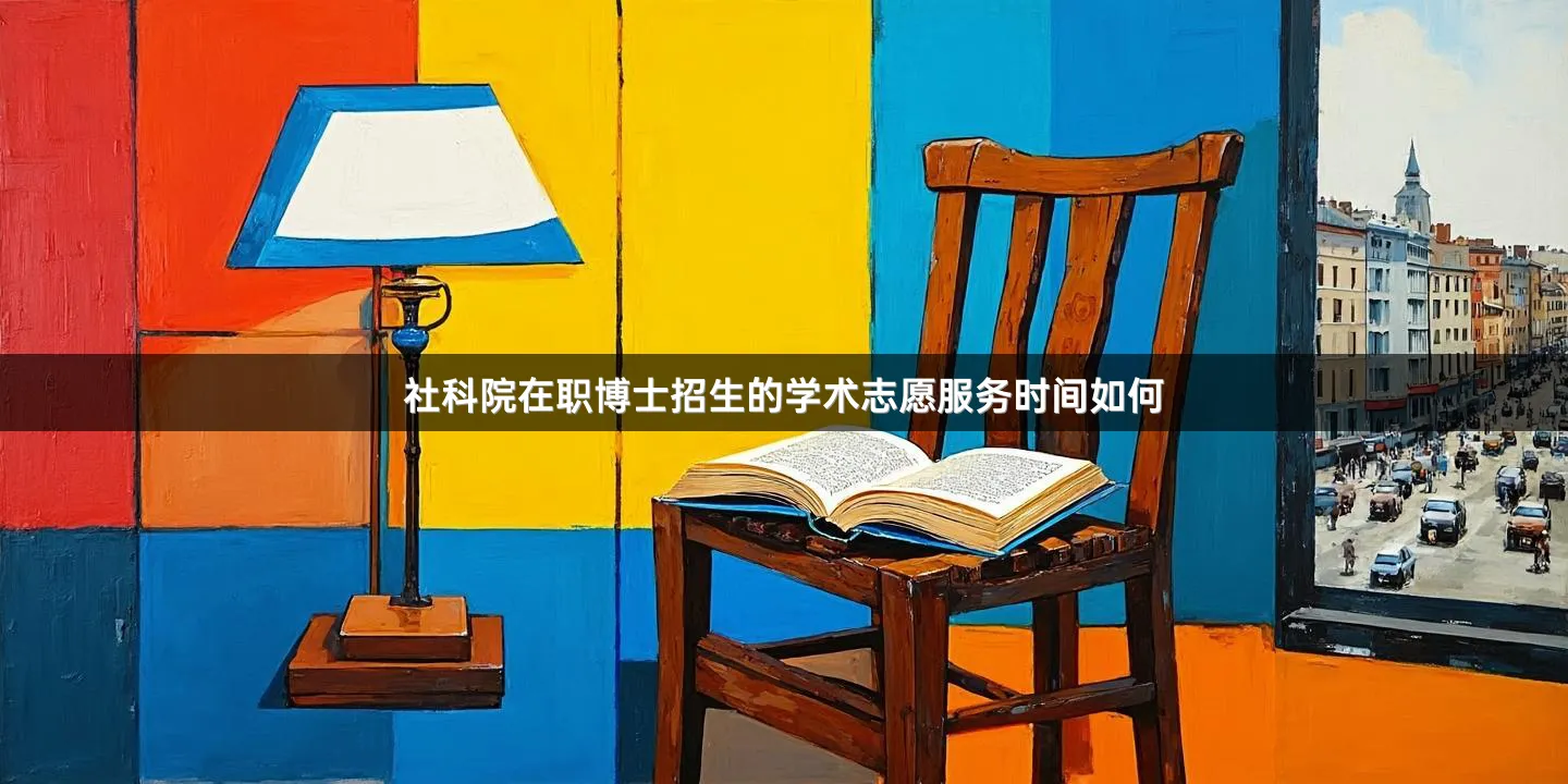 社科院在职博士招生的学术志愿服务时间如何