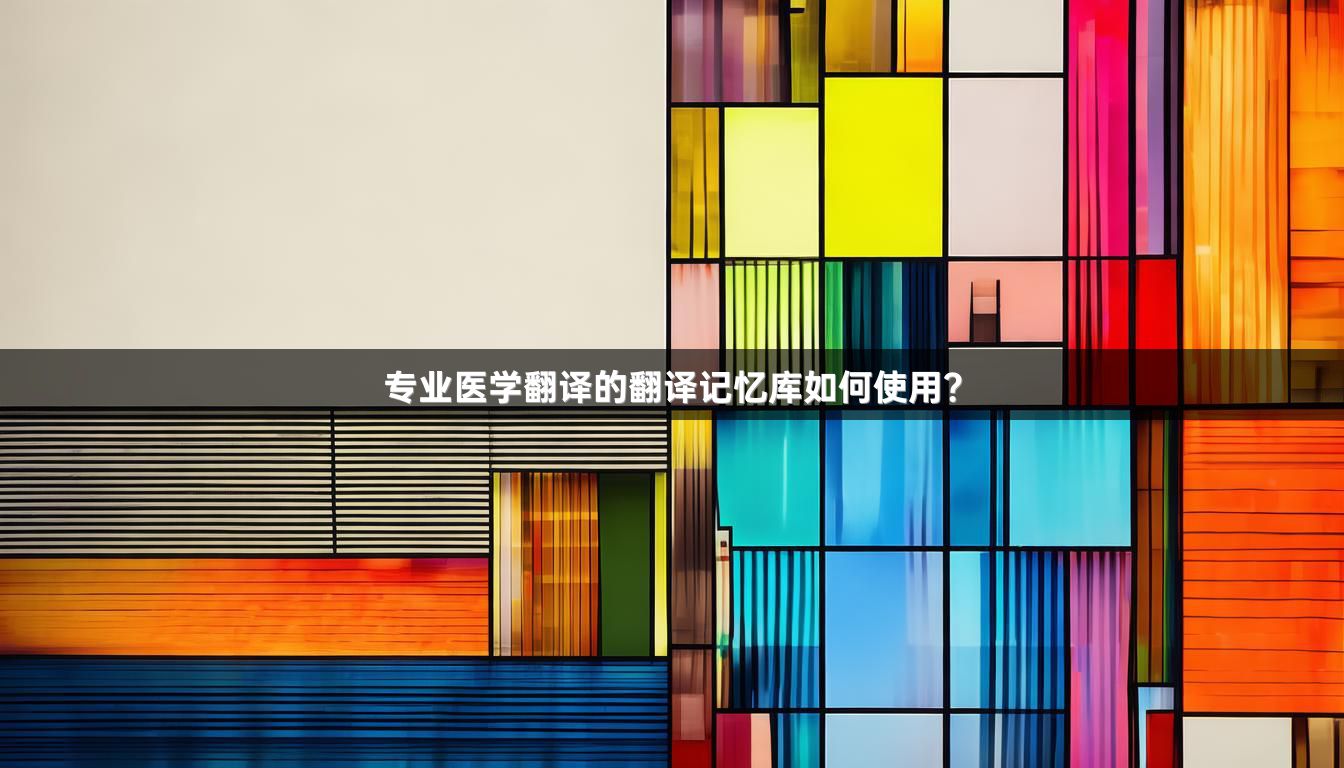 专业医学翻译的翻译记忆库如何使用？