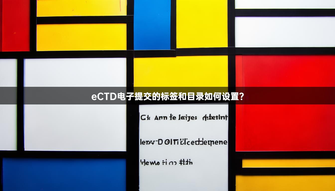 eCTD电子提交的标签和目录如何设置？