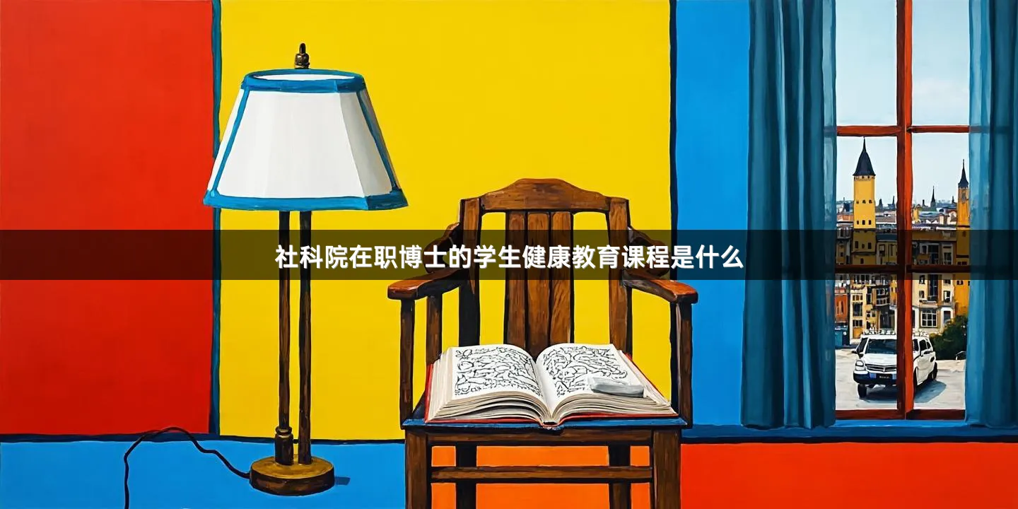 社科院在职博士的学生健康教育课程是什么