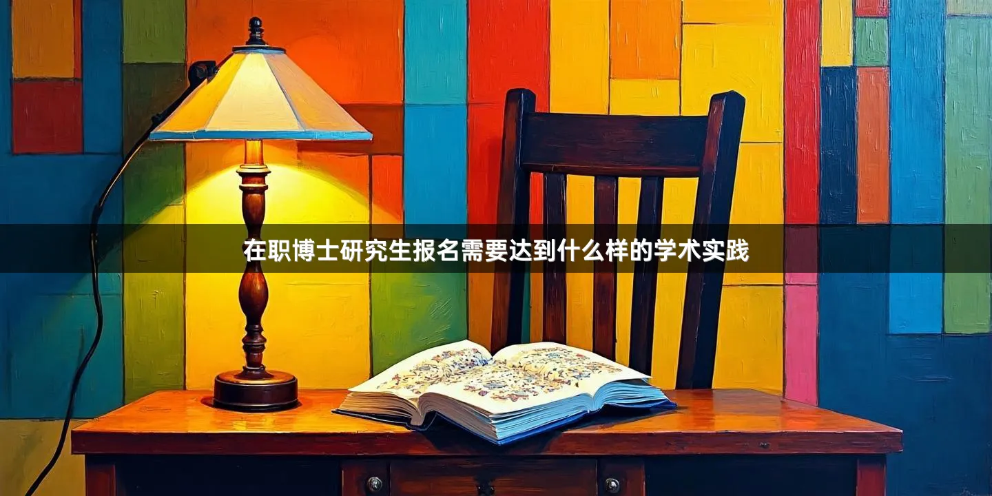 在职博士研究生报名需要达到什么样的学术实践