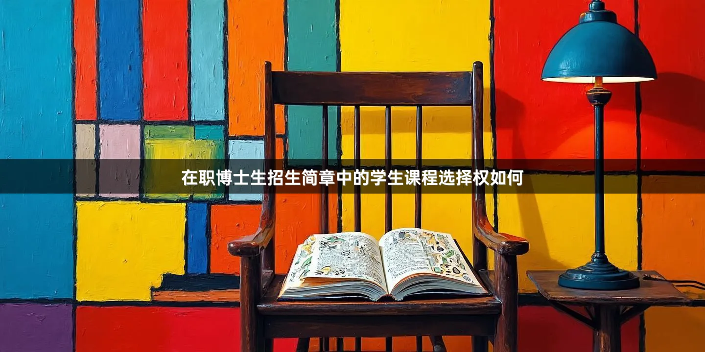 在职博士生招生简章中的学生课程选择权如何