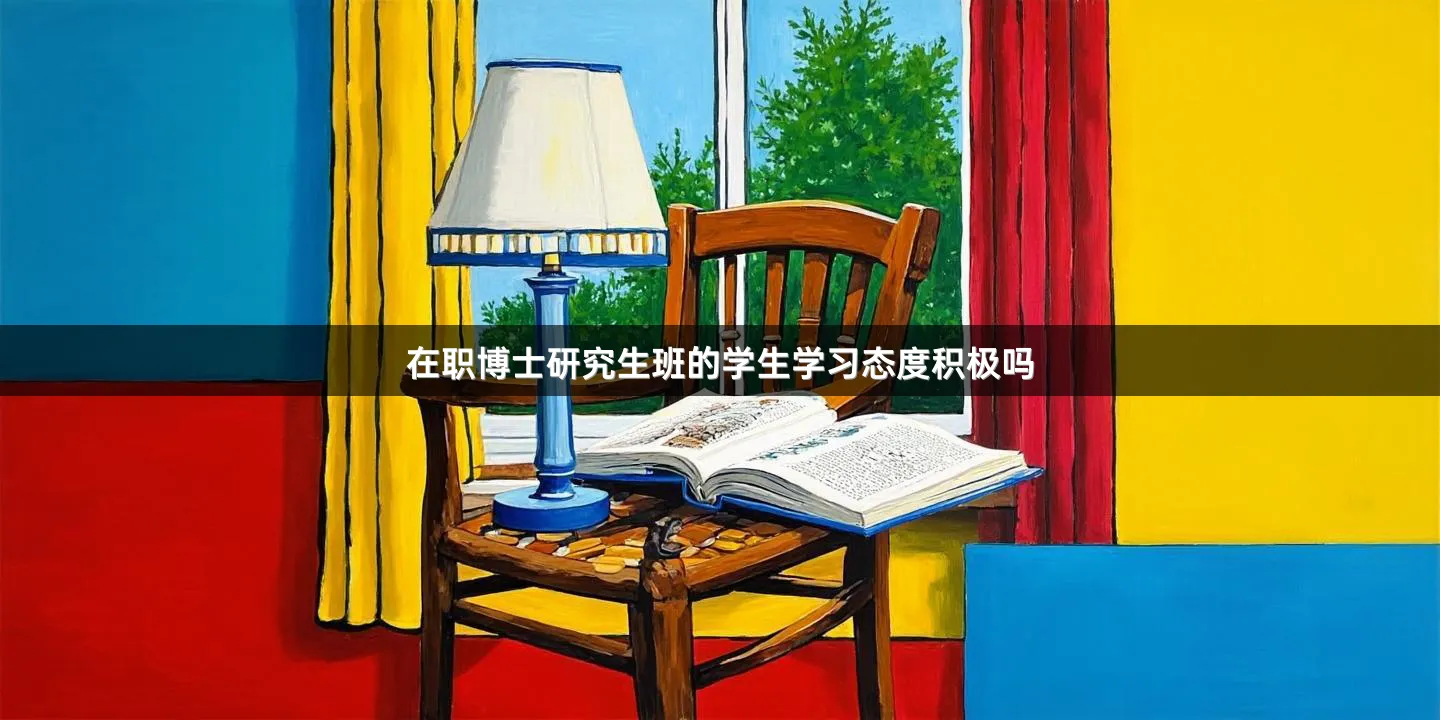 在职博士研究生班的学生学习态度积极吗