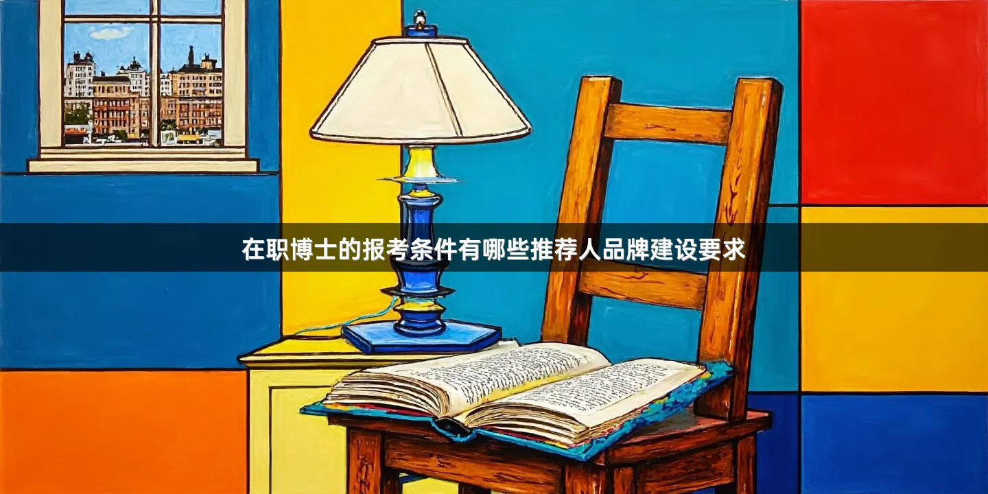 在职博士的报考条件有哪些推荐人品牌建设要求