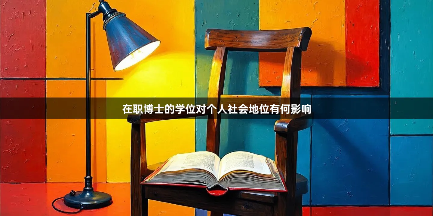 在职博士的学位对个人社会地位有何影响