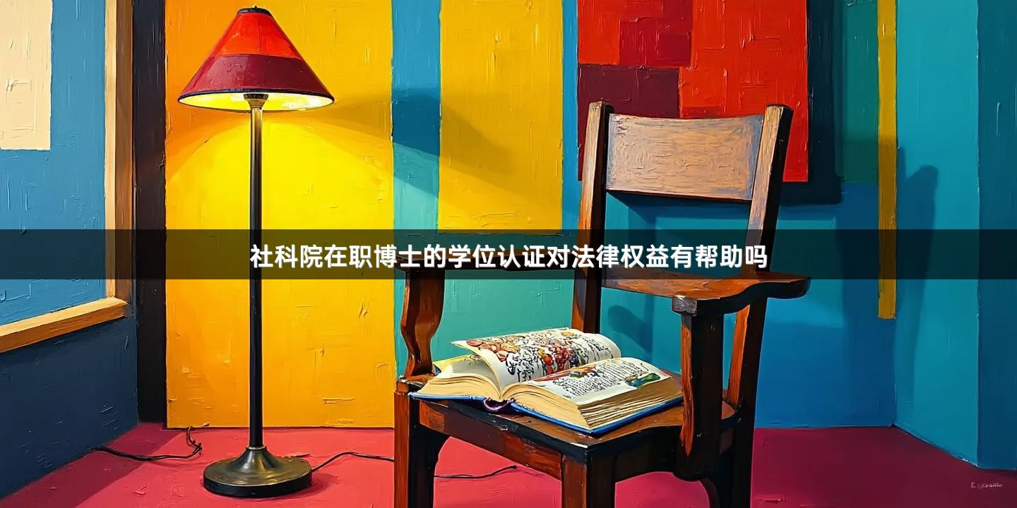 社科院在职博士的学位认证对法律权益有帮助吗