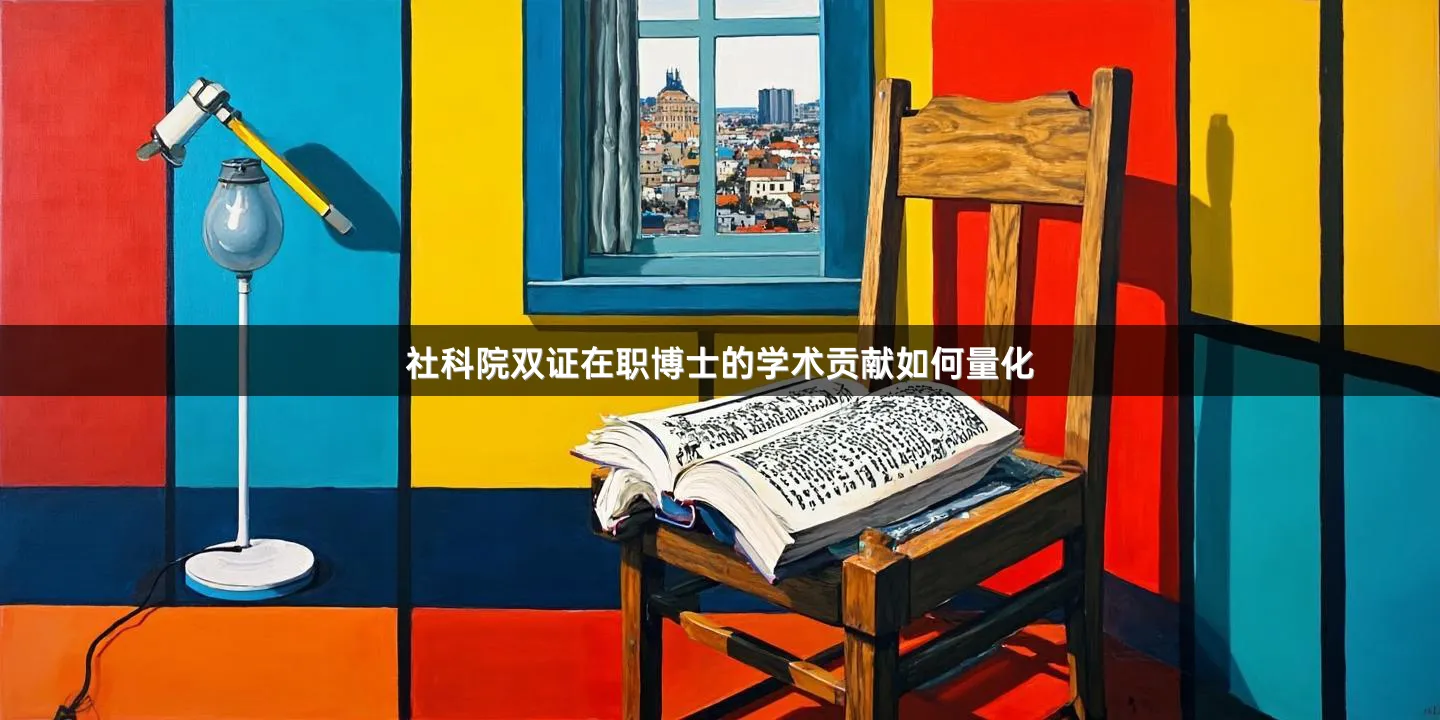 社科院双证在职博士的学术贡献如何量化