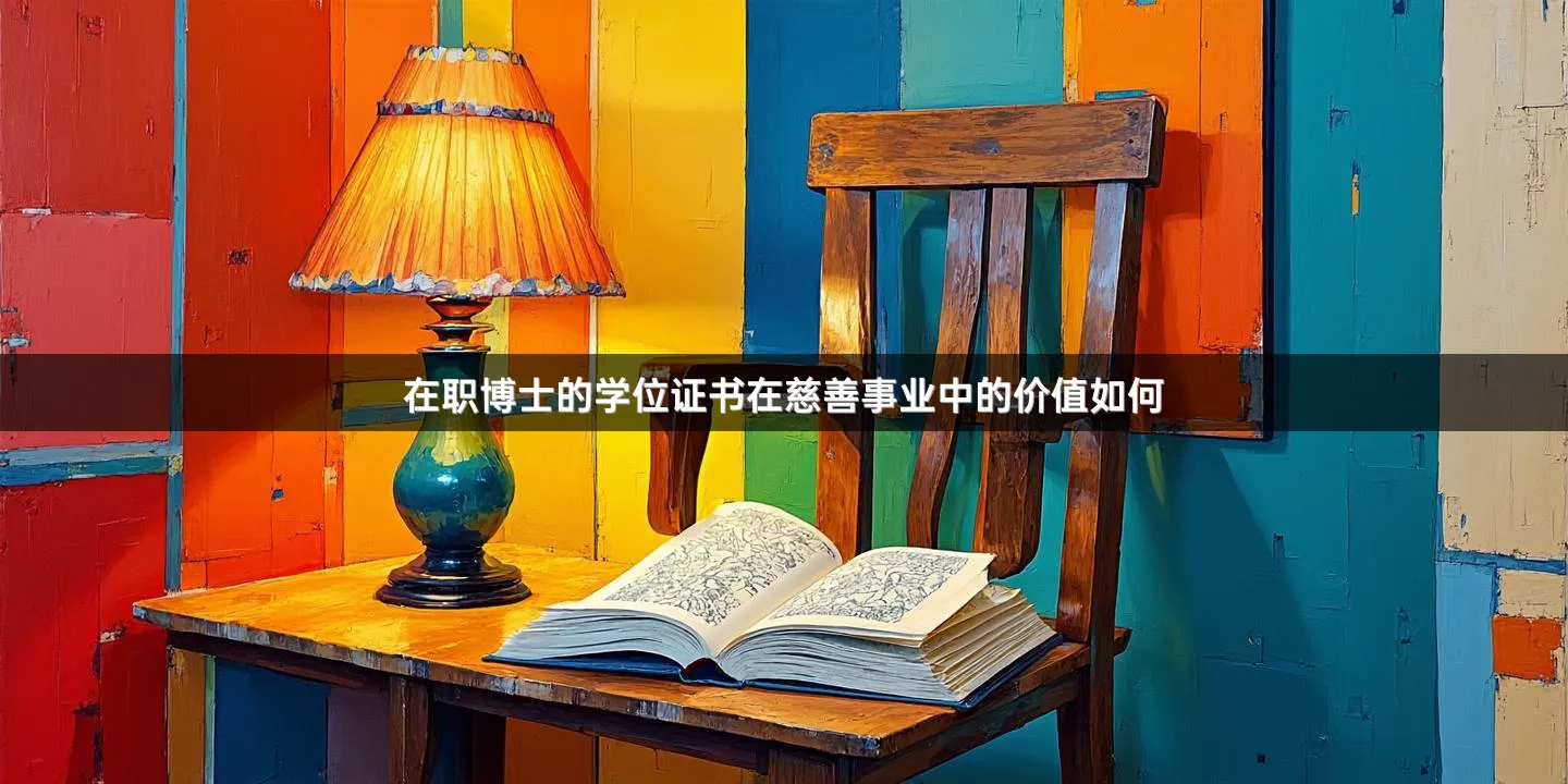 在职博士的学位证书在慈善事业中的价值如何