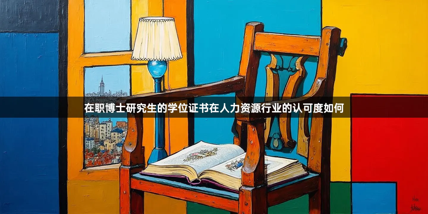 在职博士研究生的学位证书在人力资源行业的认可度如何