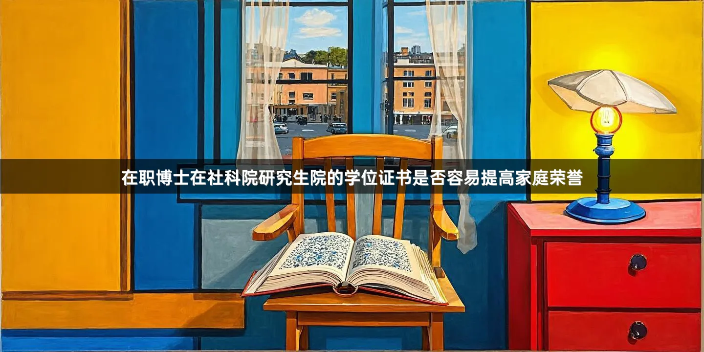在职博士在社科院研究生院的学位证书是否容易提高家庭荣誉