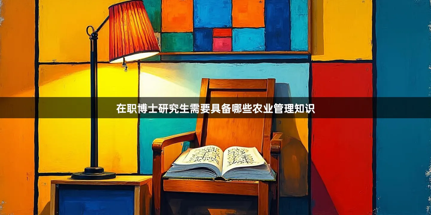 在职博士研究生需要具备哪些农业管理知识