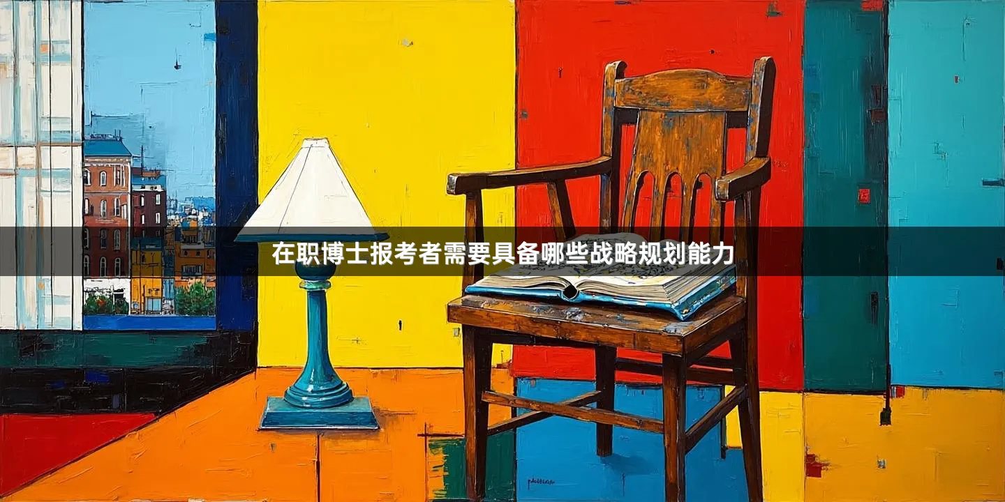 在职博士报考者需要具备哪些战略规划能力
