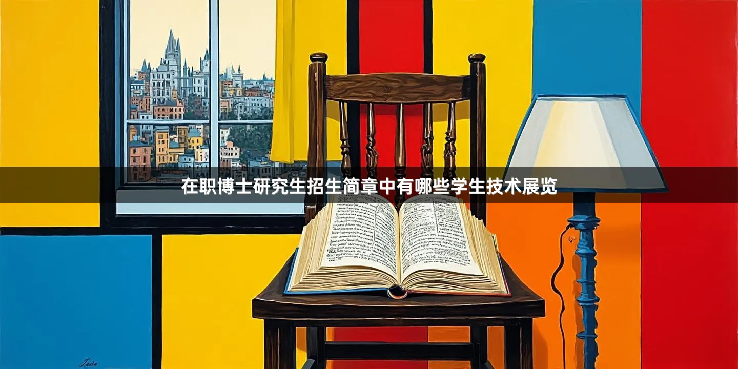 在职博士研究生招生简章中有哪些学生技术展览