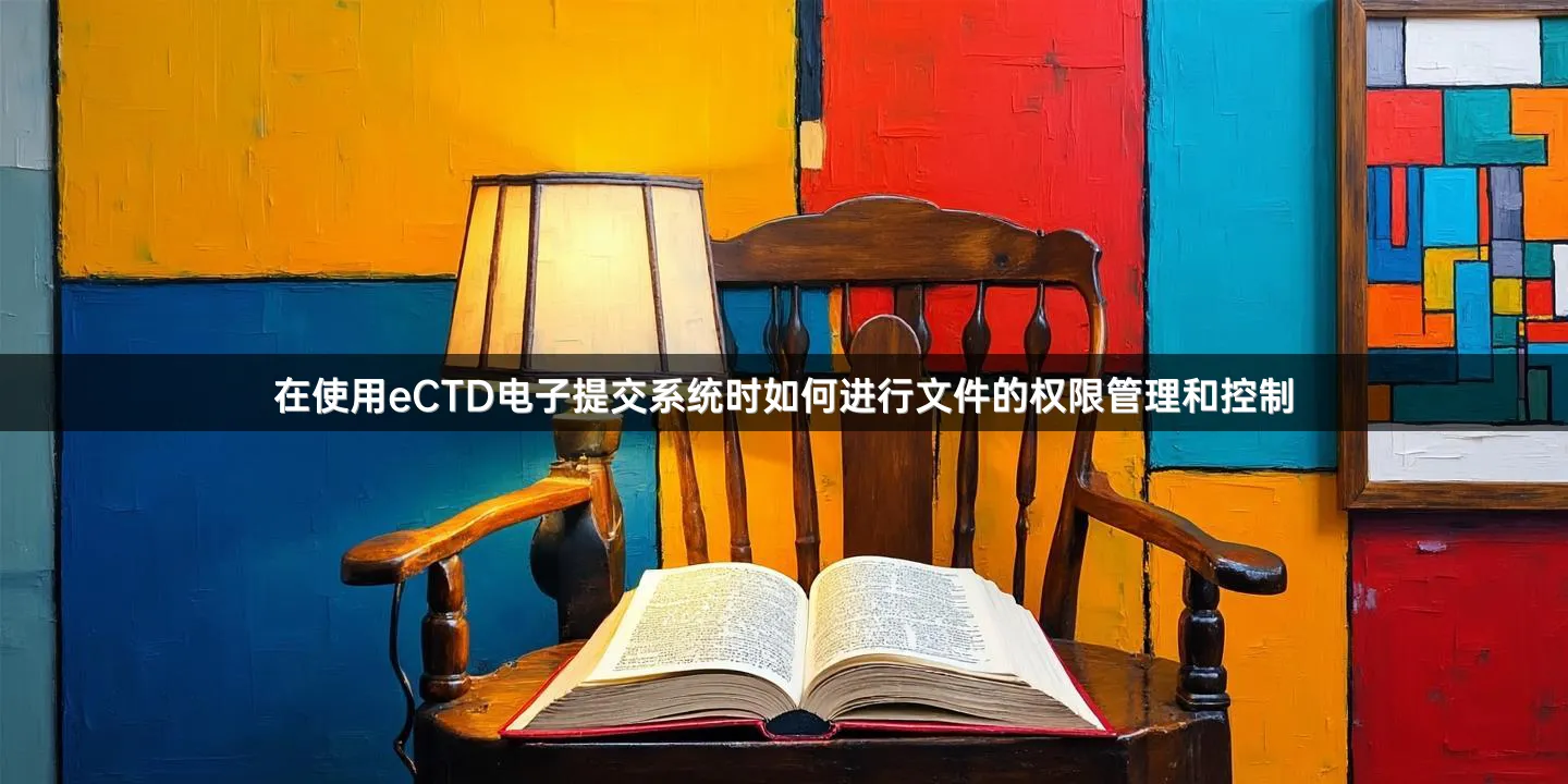 在使用eCTD电子提交系统时如何进行文件的权限管理和控制