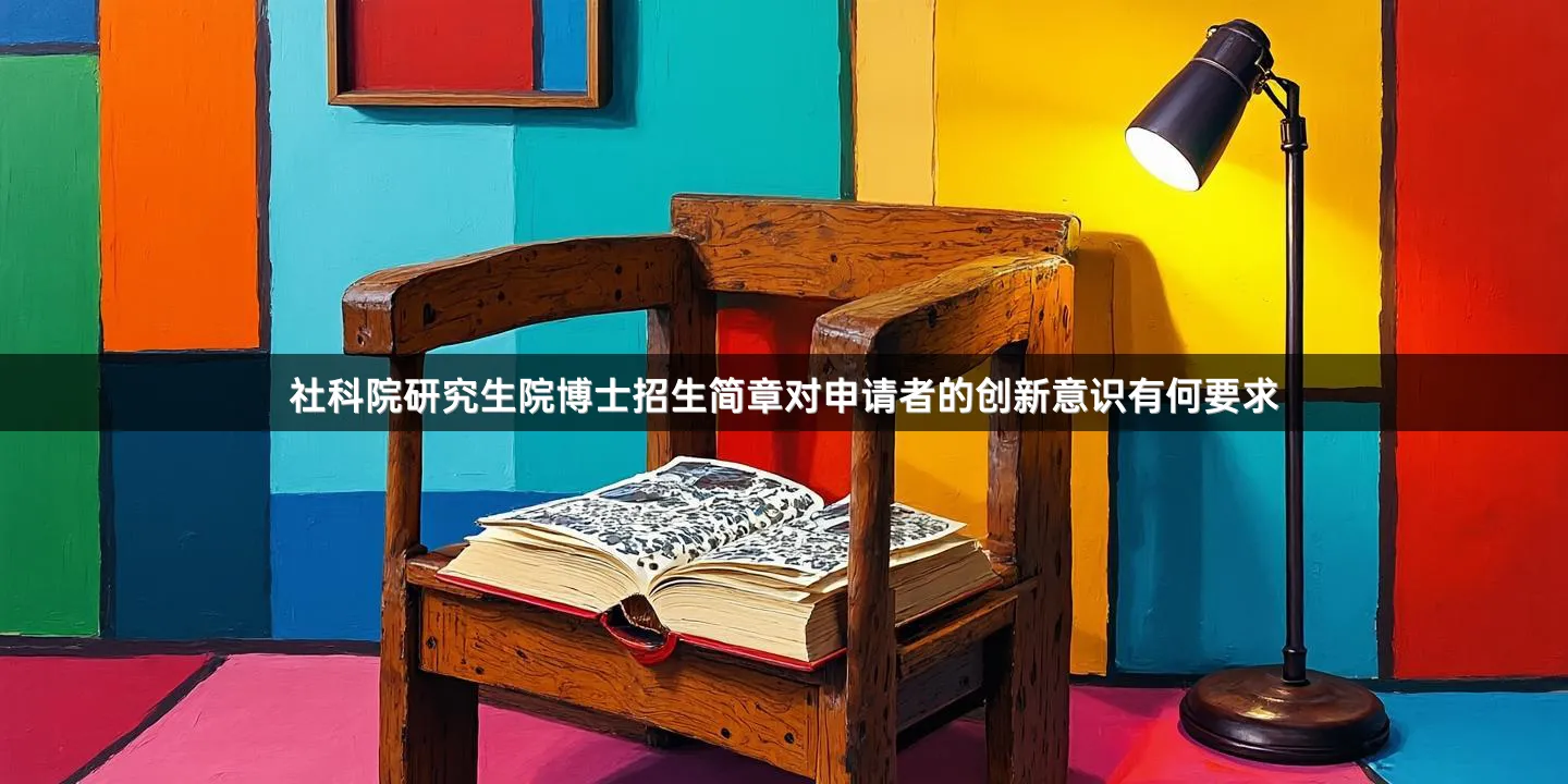 社科院研究生院博士招生简章对申请者的创新意识有何要求