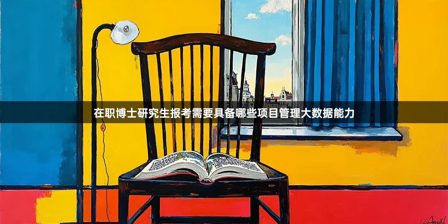 在职博士研究生报考需要具备哪些项目管理大数据能力