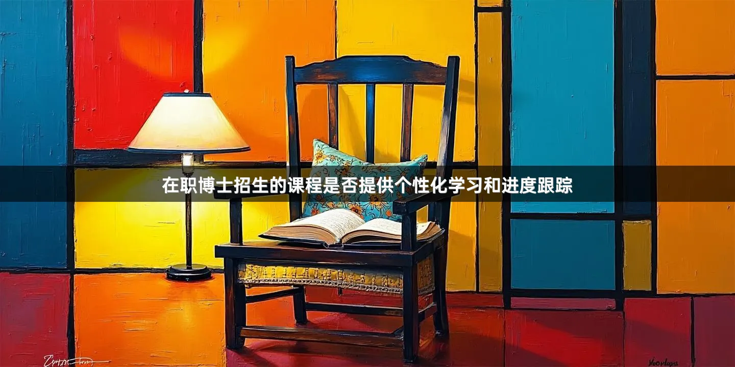 在职博士招生的课程是否提供个性化学习和进度跟踪