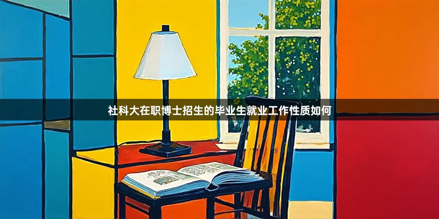 社科大在职博士招生的毕业生就业工作性质如何