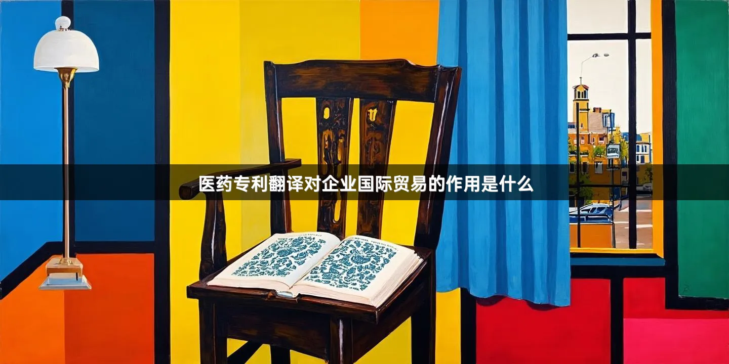 医药专利翻译对企业国际贸易的作用是什么