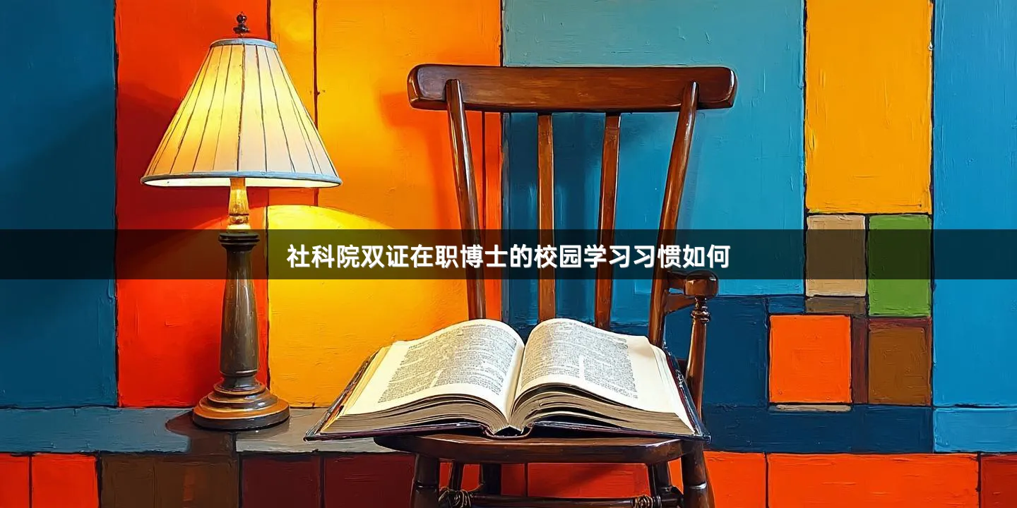 社科院双证在职博士的校园学习习惯如何