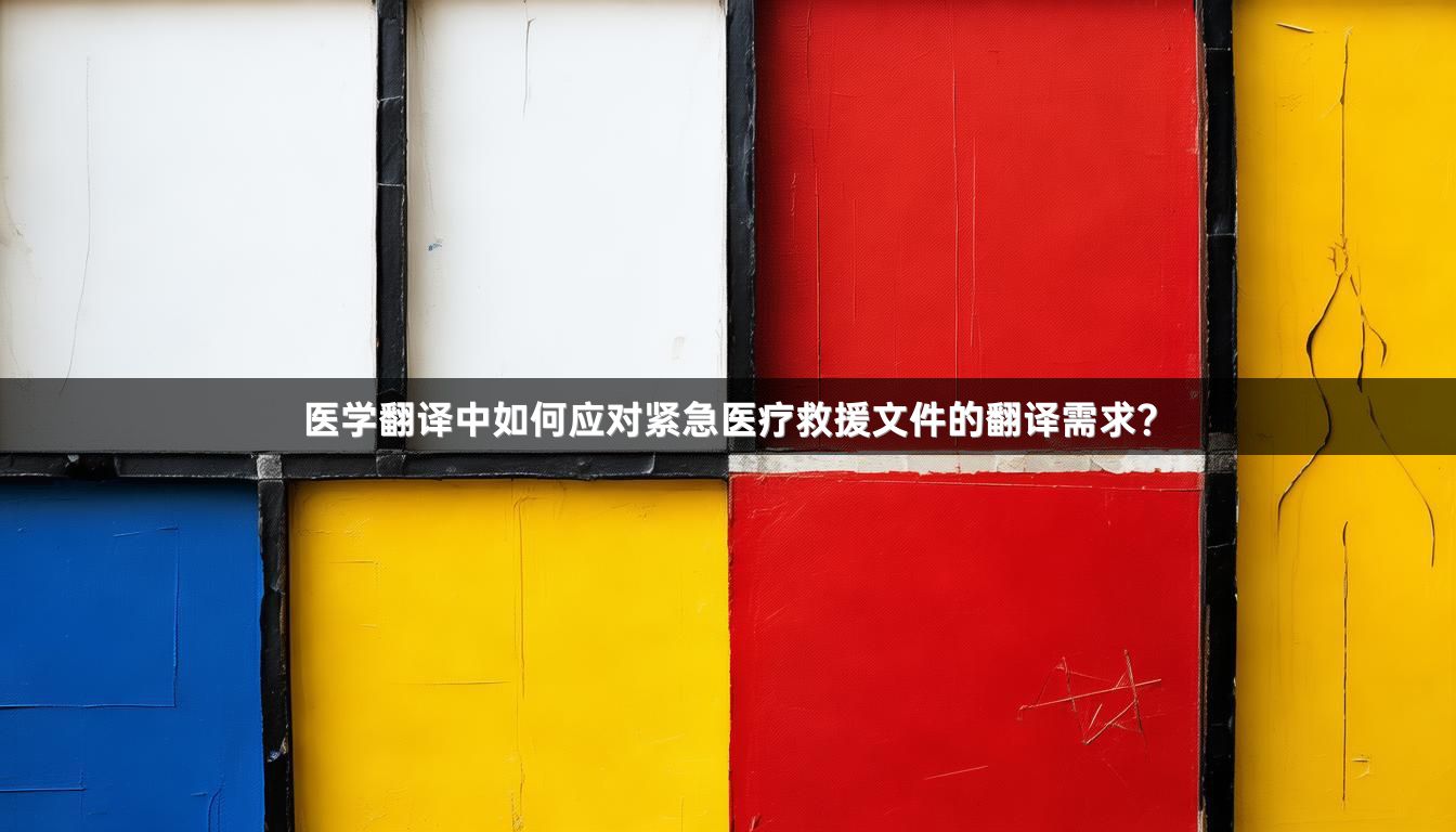 医学翻译中如何应对紧急医疗救援文件的翻译需求？