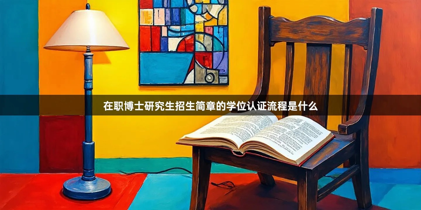 在职博士研究生招生简章的学位认证流程是什么