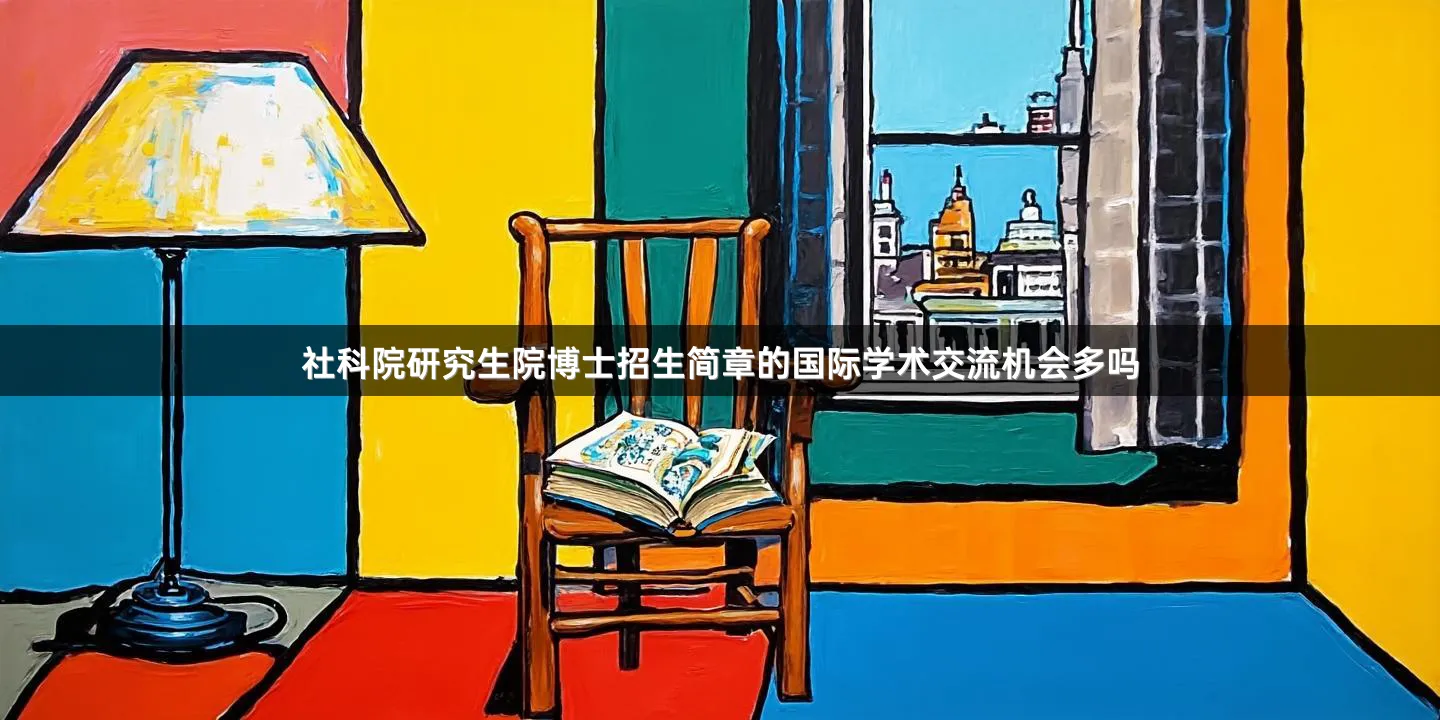 社科院研究生院博士招生简章的国际学术交流机会多吗