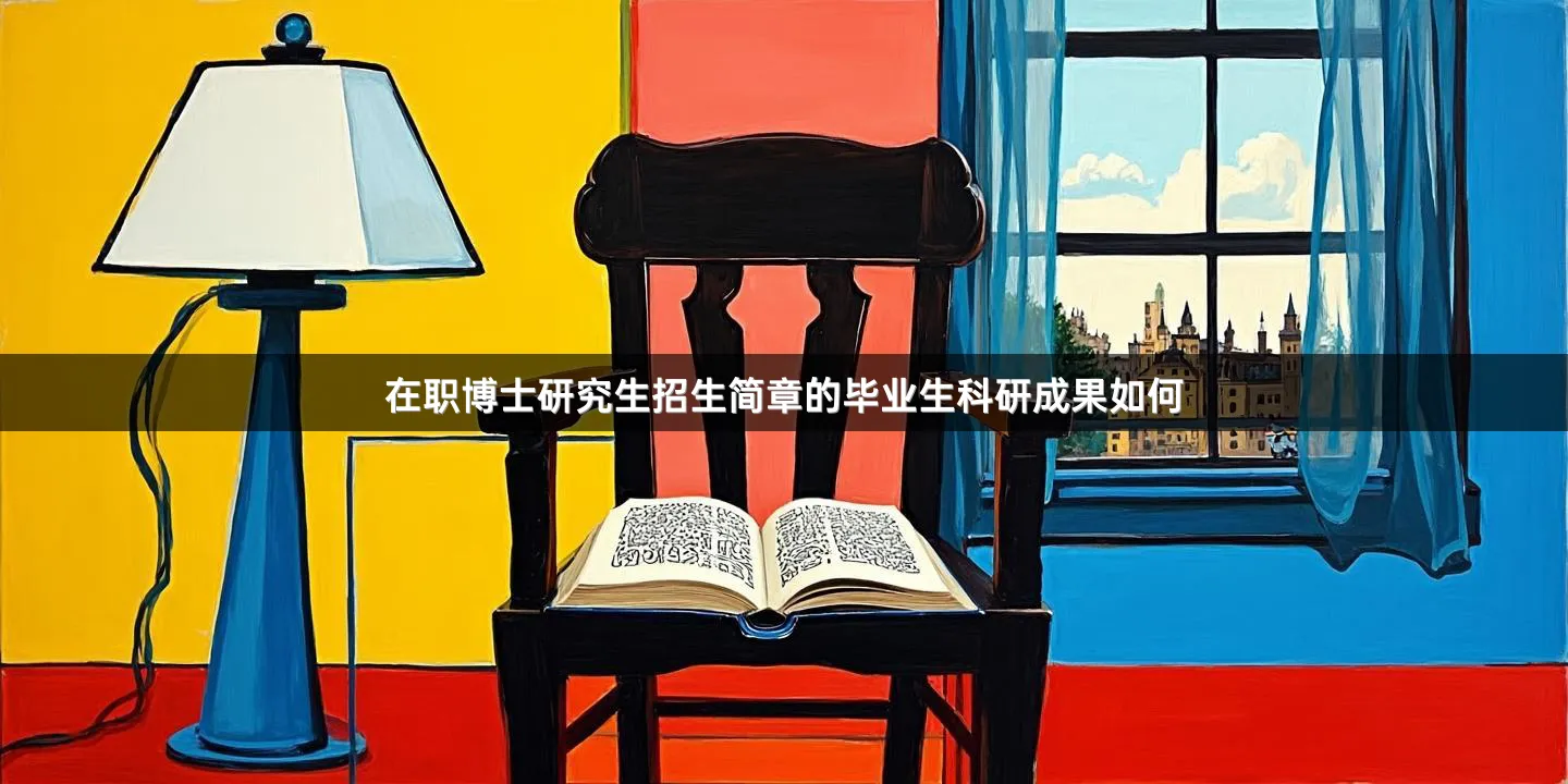 在职博士研究生招生简章的毕业生科研成果如何