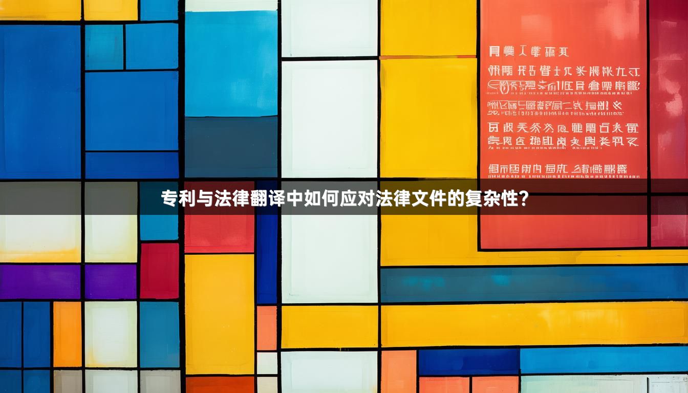专利与法律翻译中如何应对法律文件的复杂性？