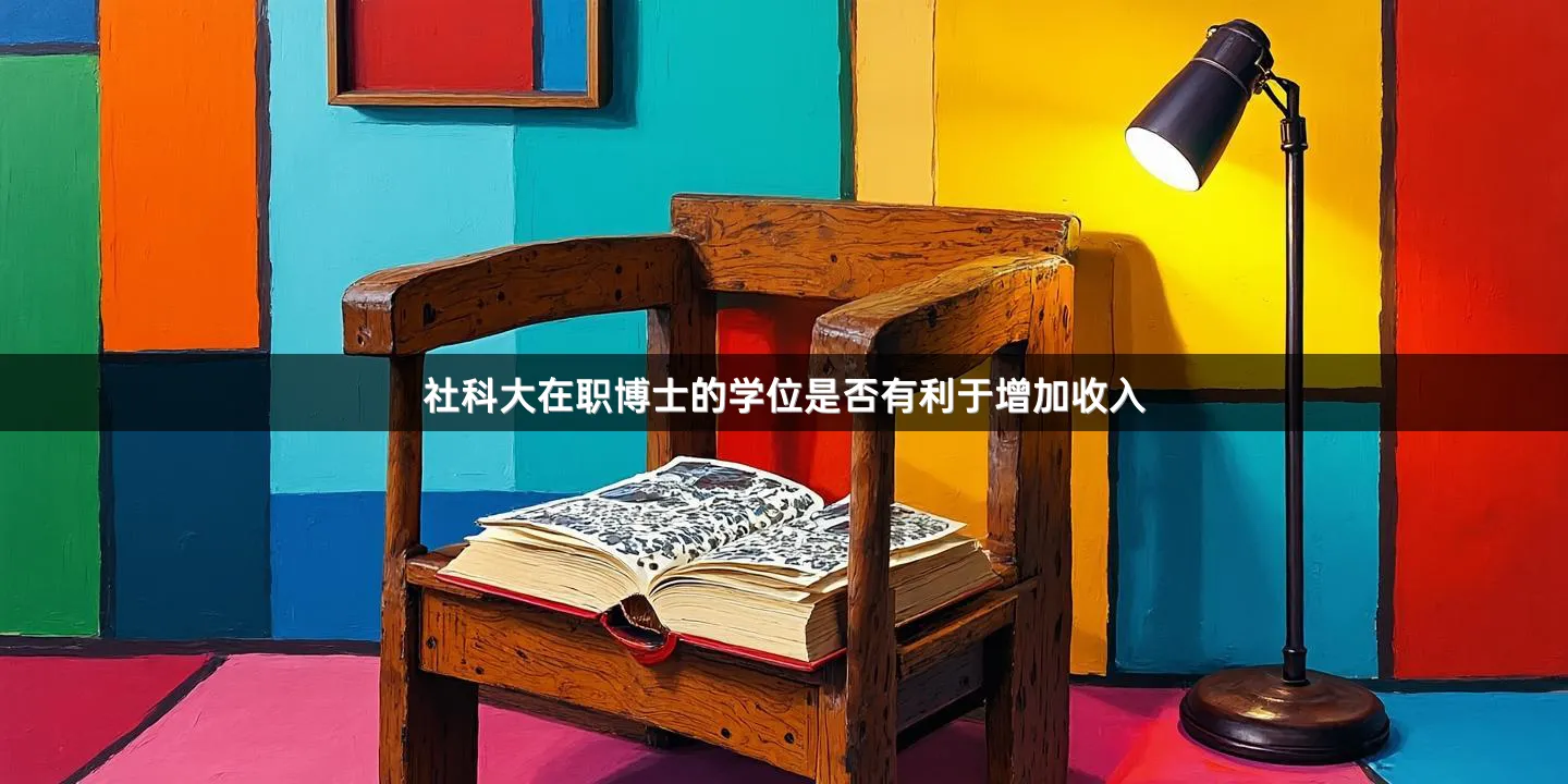 社科大在职博士的学位是否有利于增加收入