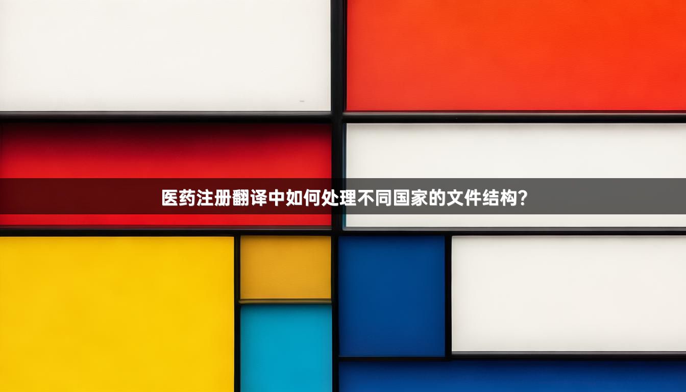 醫(yī)藥注冊翻譯中如何處理不同國家的文件結(jié)構(gòu)？