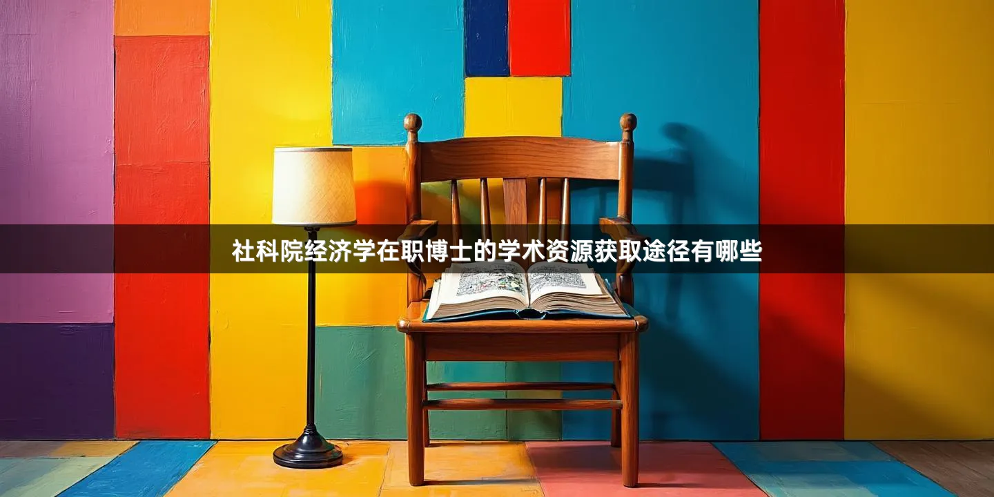 社科院经济学在职博士的学术资源获取途径有哪些