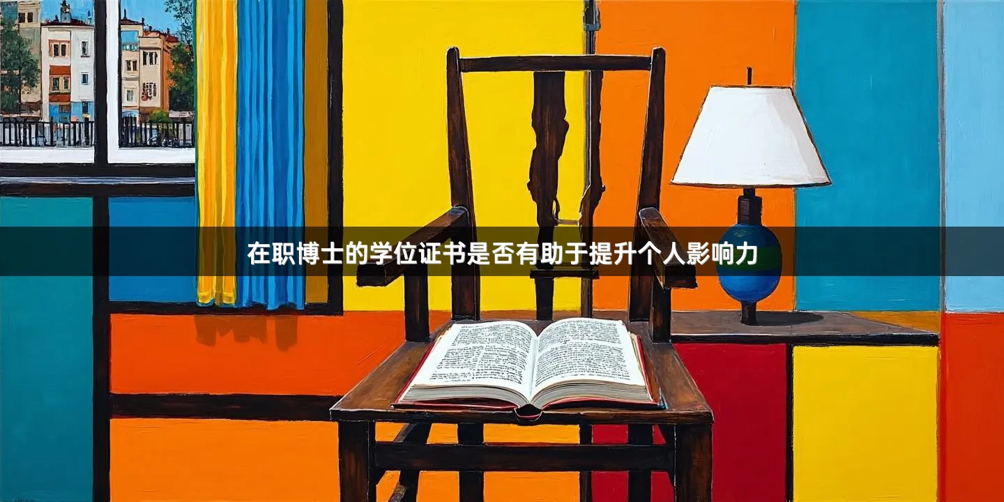 在职博士的学位证书是否有助于提升个人影响力