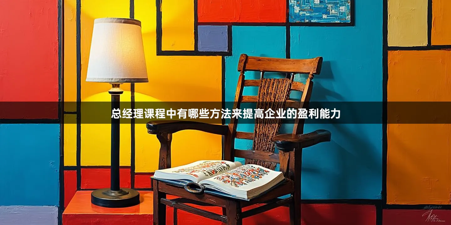 总经理课程中有哪些方法来提高企业的盈利能力