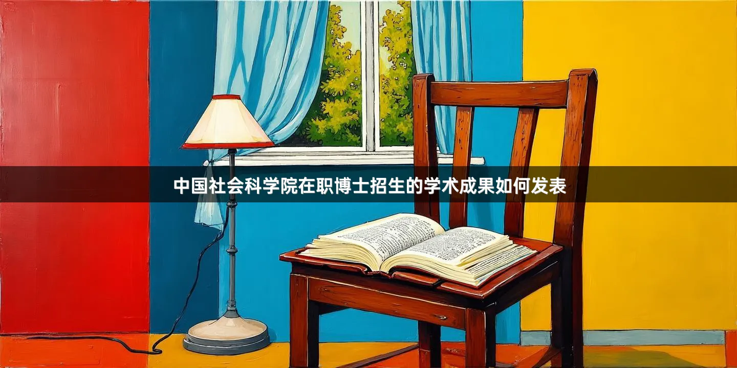 中国社会科学院在职博士招生的学术成果如何发表