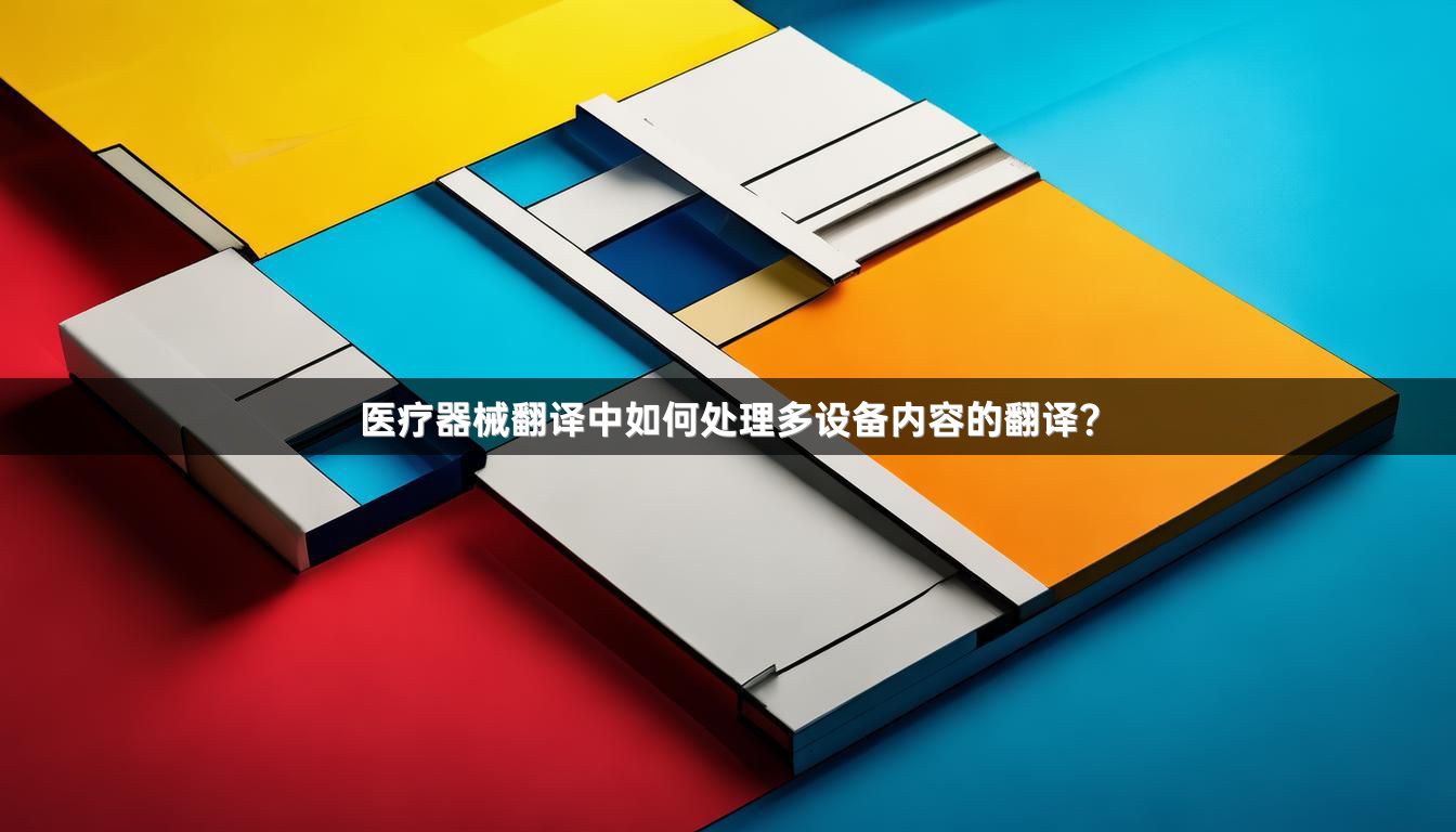 医疗器械翻译中如何处理多设备内容的翻译？