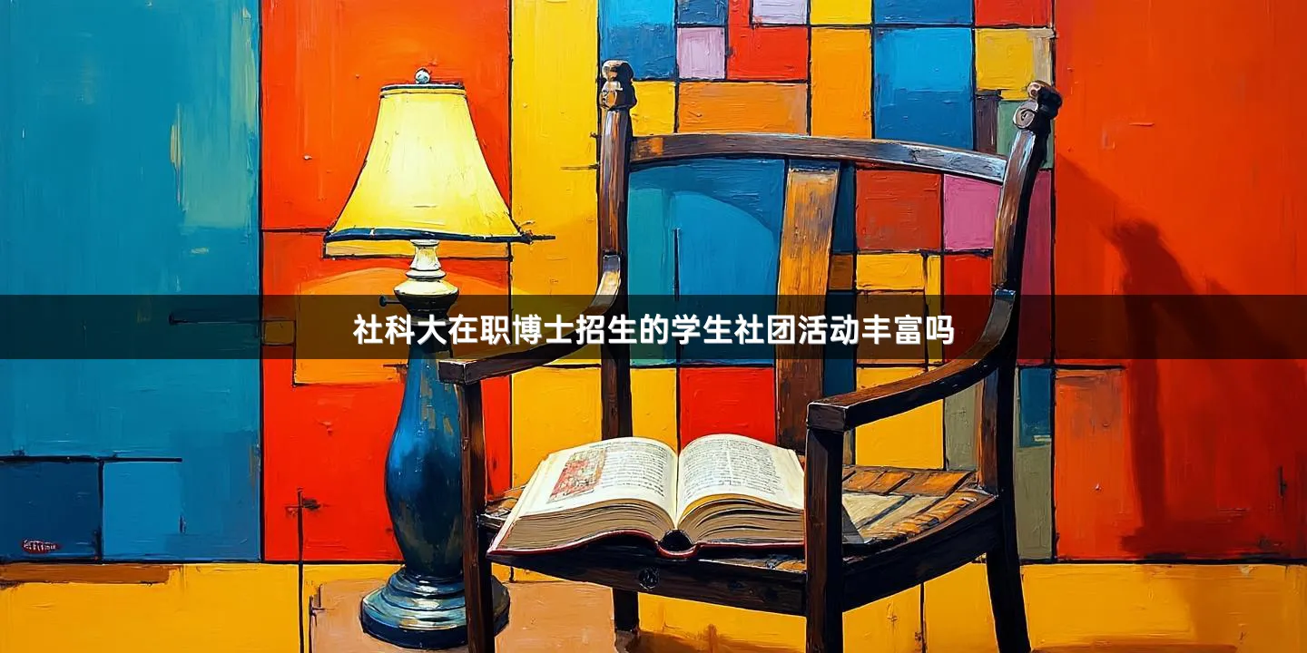 社科大在职博士招生的学生社团活动丰富吗