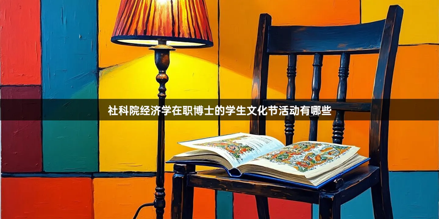 社科院经济学在职博士的学生文化节活动有哪些
