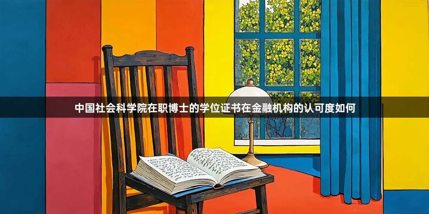 中国社会科学院在职博士的学位证书在金融机构的认可度如何