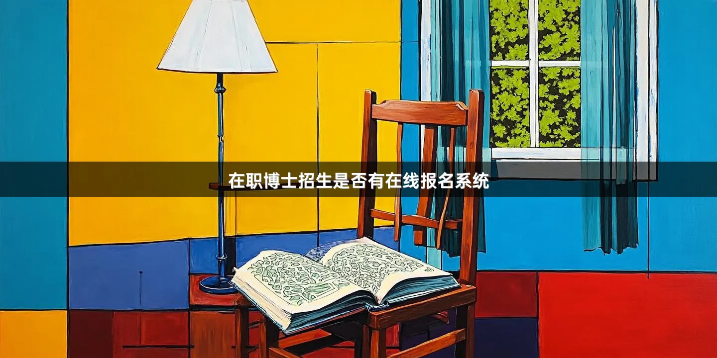 在职博士招生是否有在线报名系统