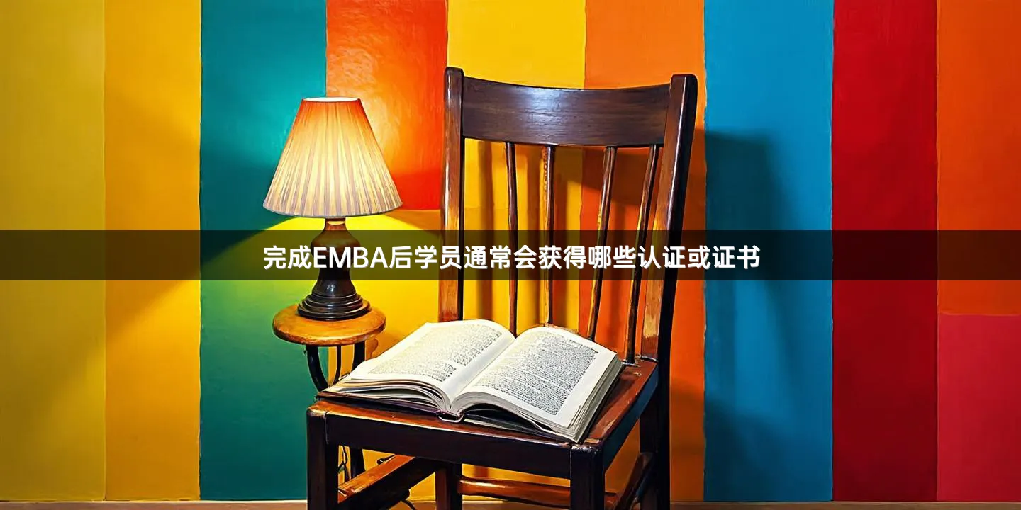 完成EMBA后学员通常会获得哪些认证或证书