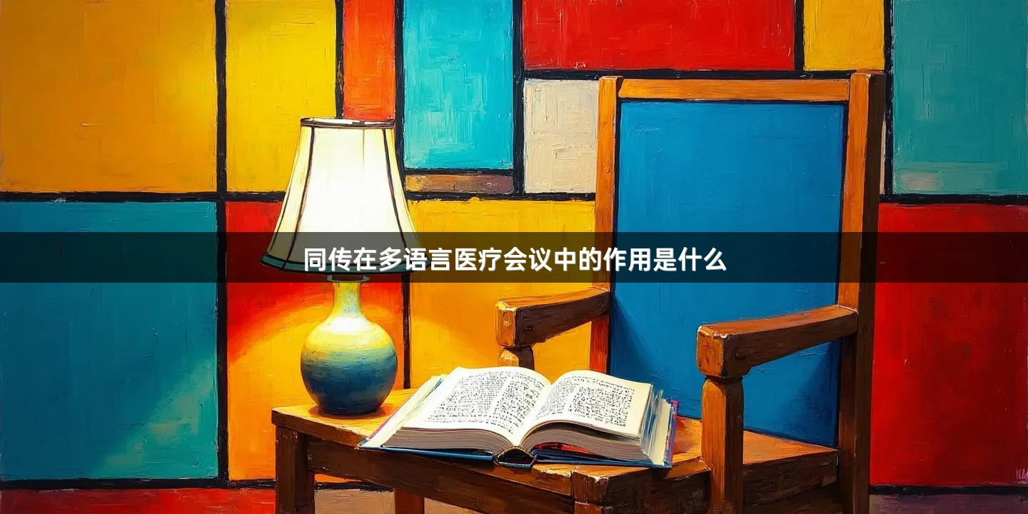 同传在多语言医疗会议中的作用是什么