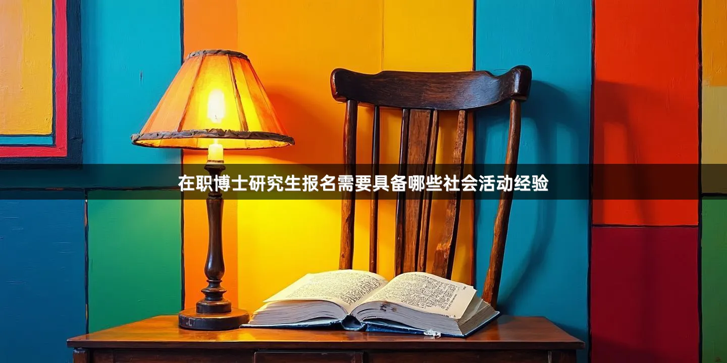 在职博士研究生报名需要具备哪些社会活动经验