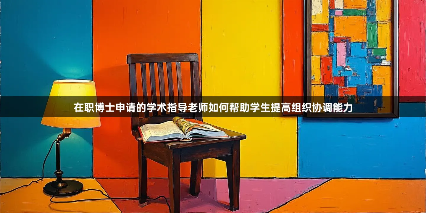 在职博士申请的学术指导老师如何帮助学生提高组织协调能力