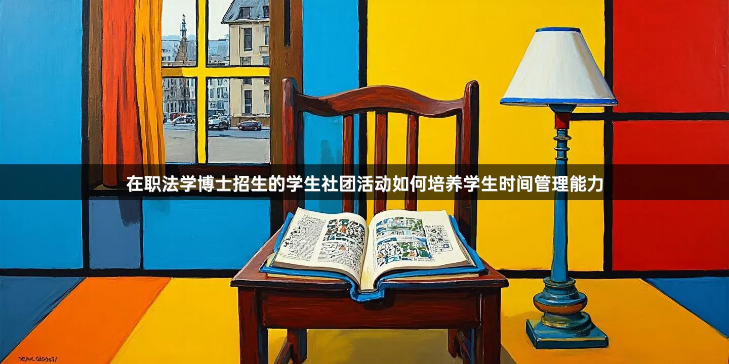 在职法学博士招生的学生社团活动如何培养学生时间管理能力