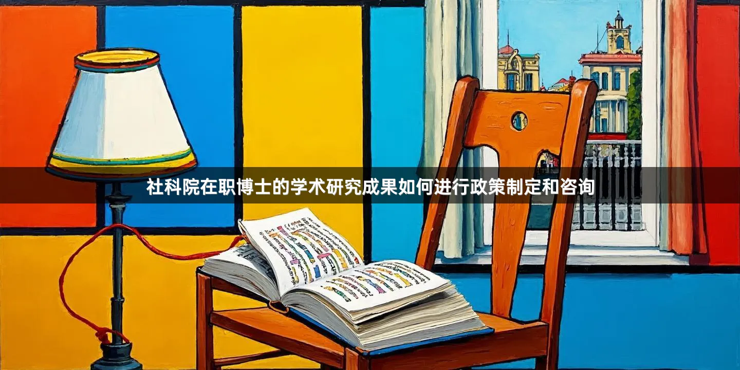 社科院在职博士的学术研究成果如何进行政策制定和咨询