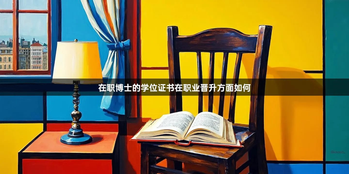 在职博士的学位证书在职业晋升方面如何