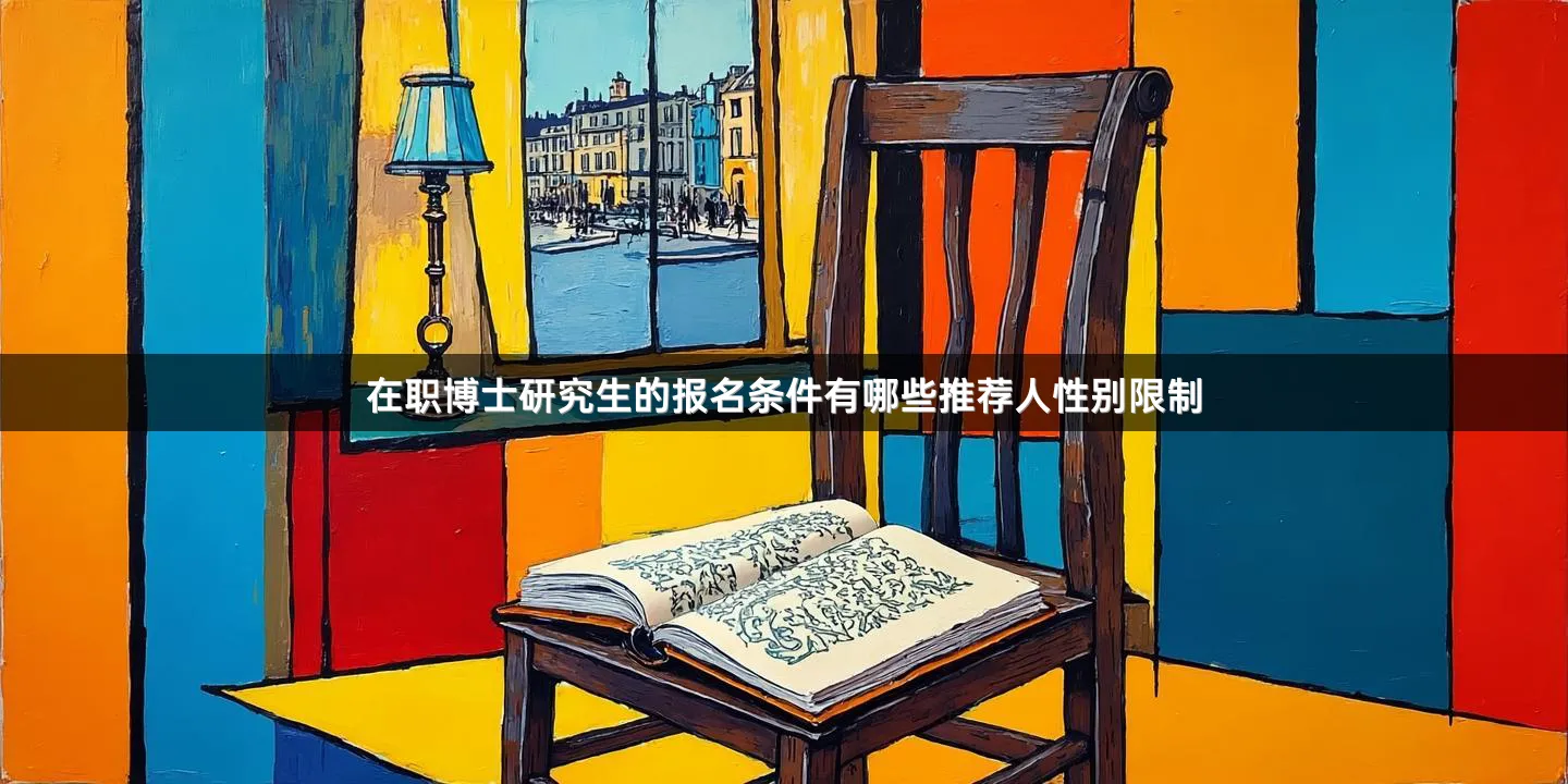 在职博士研究生的报名条件有哪些推荐人性别限制