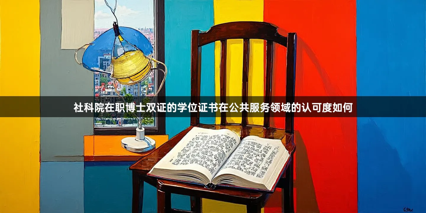 社科院在职博士双证的学位证书在公共服务领域的认可度如何